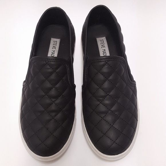 Steve Madden Shoes - Steve Madden Black Quilted Sneakers